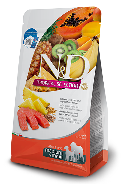 Farmina N&D Tropical Selection Salmon Med/Maxi Dog Dry Food – Paws