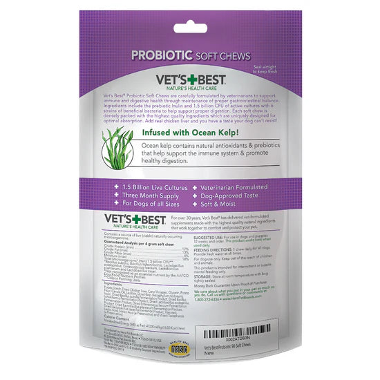 Vet's Best Probiotic Soft Chews Dog