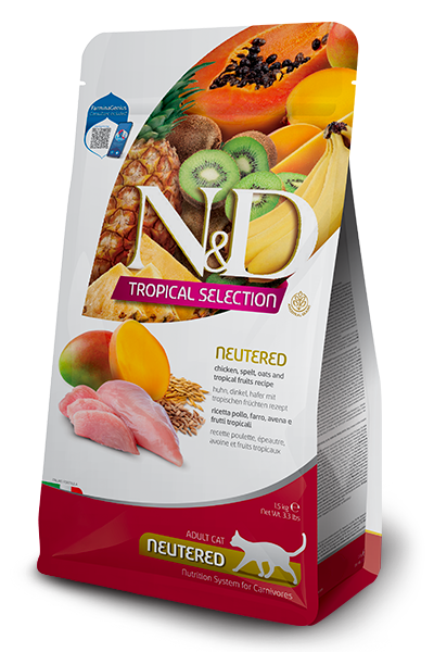 Farmina N&D Tropical Selection Chicken Neutered Cat Dry Food