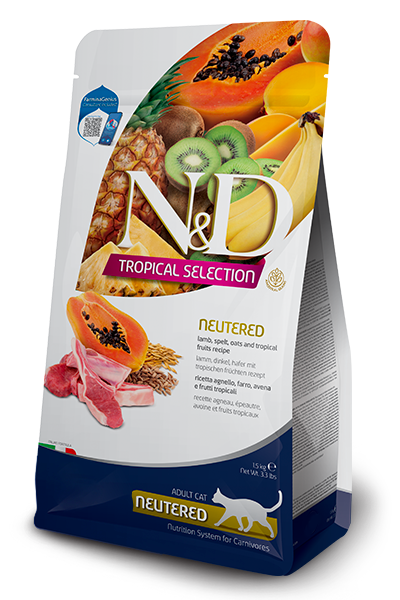 Farmina N&D Tropical Selection Lamb Neutered Cat Dry Food