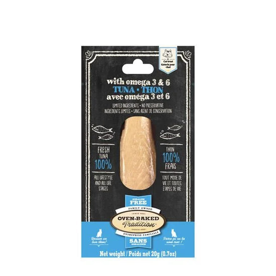 Oven-Baked Tradition Tuna And Omega Flavour Fillet Treats Cat