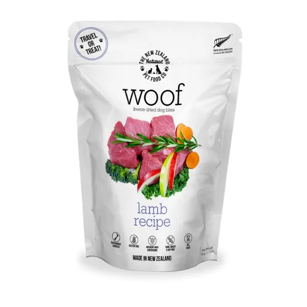 NZPF Woof Lamb Freeze Dried Dog Food