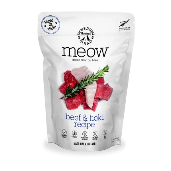 NZPF Meow Beef & Hoki Freeze Dried Cat Food