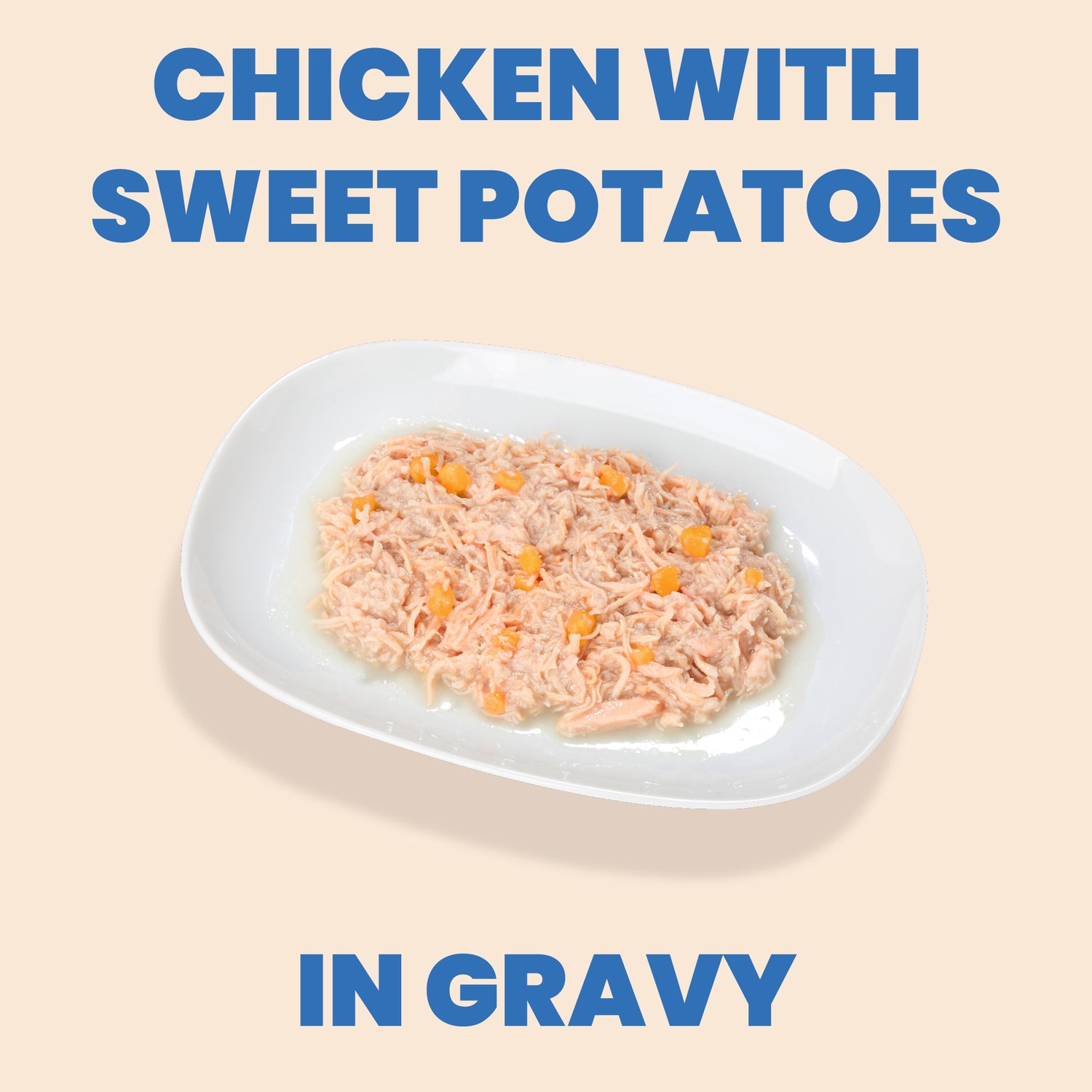 Almo Nature Complete HQS Chicken Recipe with Sweet Potatoes in gravy Cat Wet Food