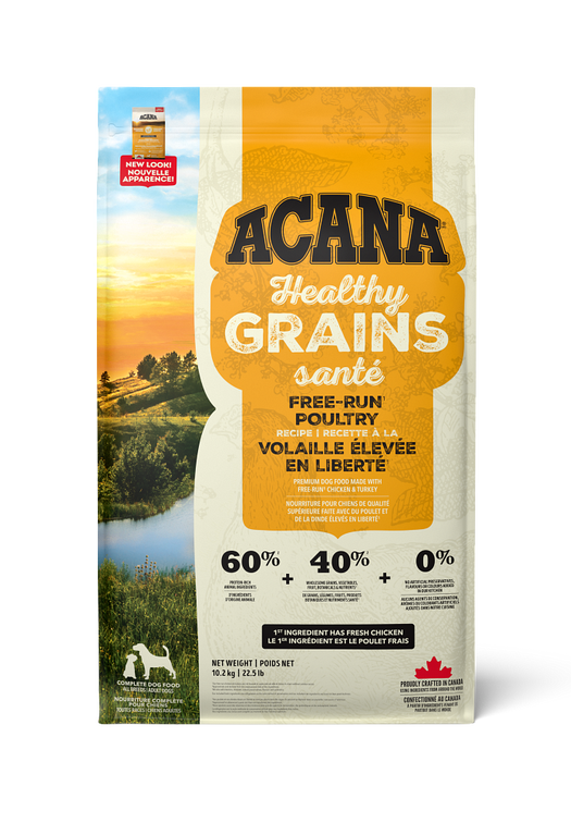 ACANA Healthy Grains Free Run Poultry Recipe Dog Dry Food