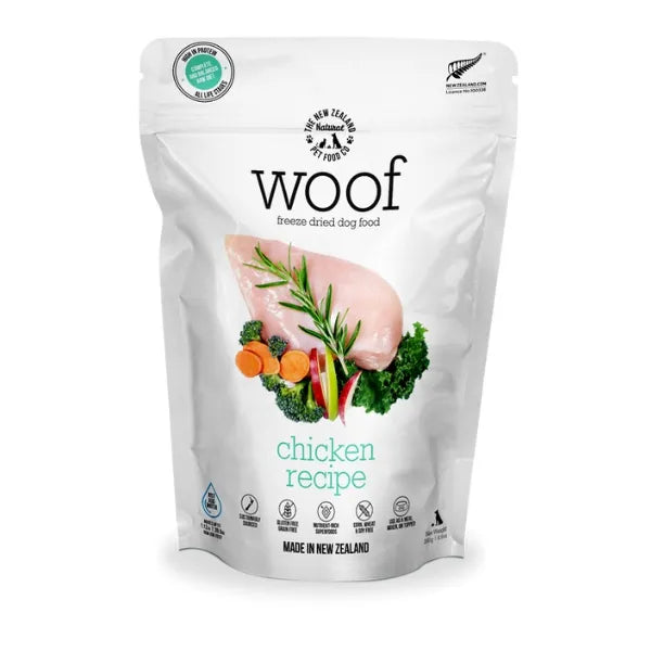NZPF Woof Chicken Freeze Dried Dog Food