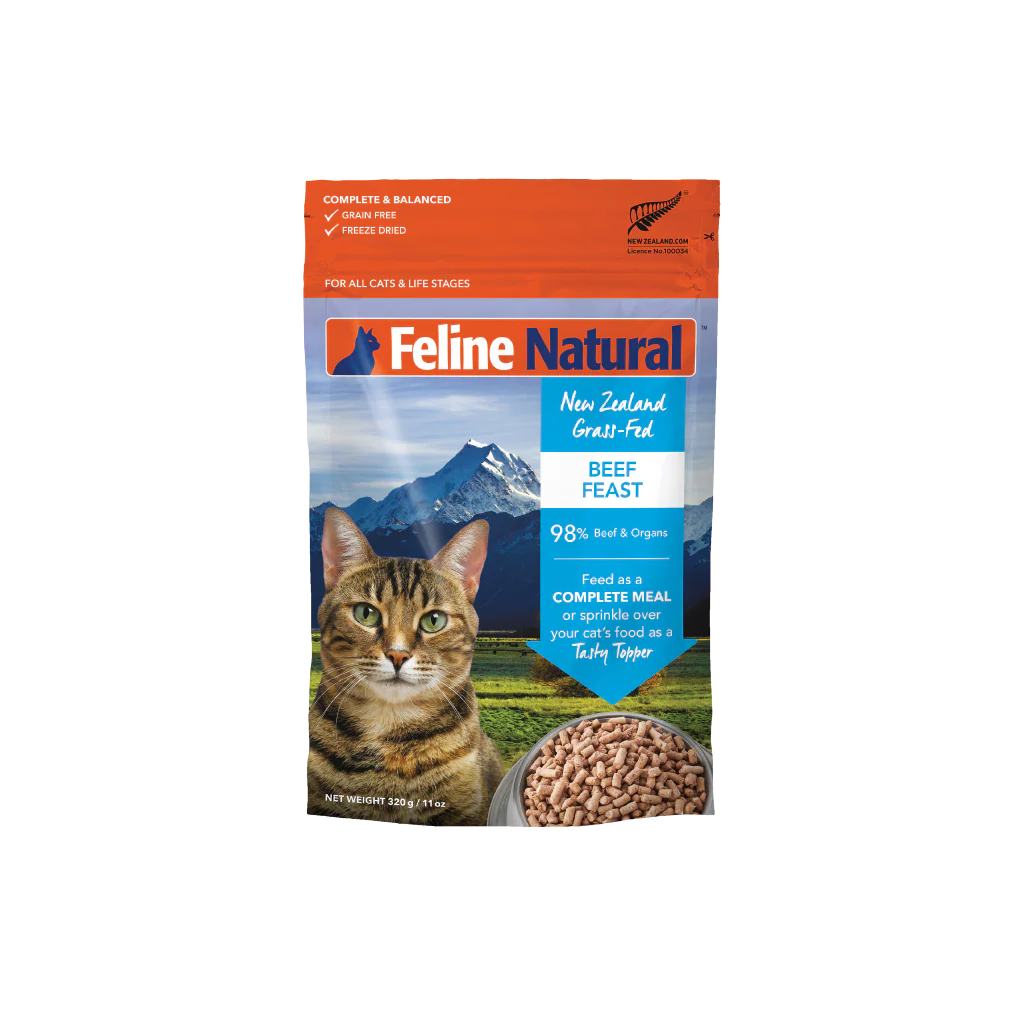 Feline Natural Beef & Hoki Freeze-Dried Cat food
