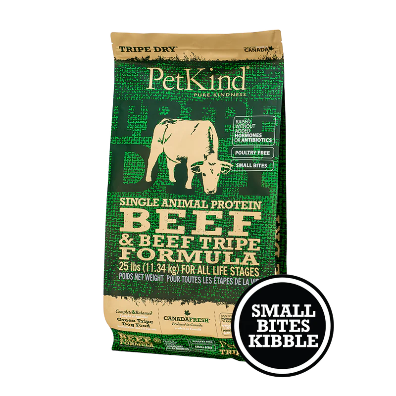 PetKind SAP Beef Tripe Formula Antibiotic Free Dry Dog Food