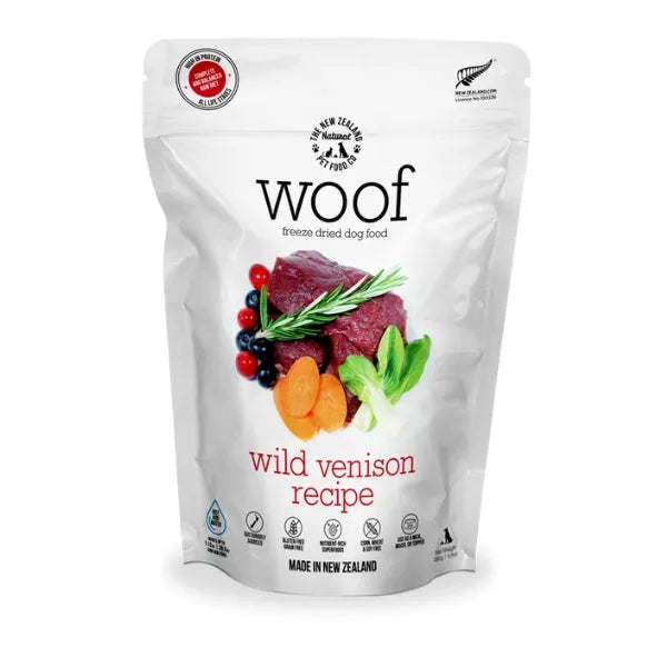 NZPF Woof Vension Freeze Dried Dog Food