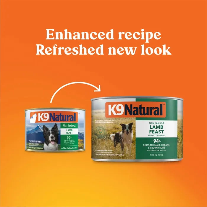 K9 Natural Lamb Canned Wet Dog Food