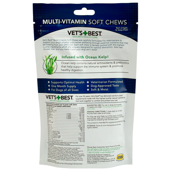 Vet's Best Multi Vitamins Soft Chews Dog