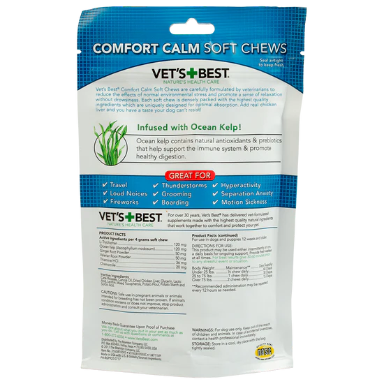 Vet's Best Comfort Calm Soft Chews Dog