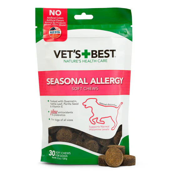 Vets Best Seasonal Allergy Support Soft Dog Chews
