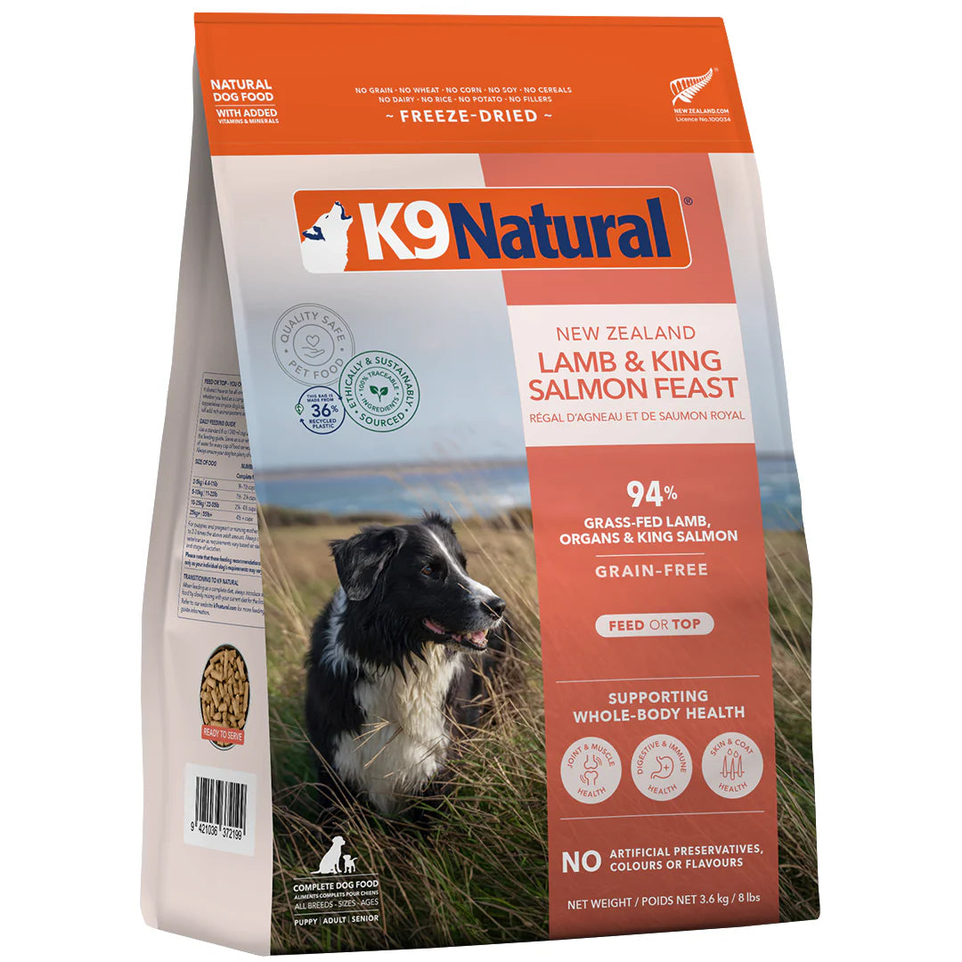 K9 Natural Lamb & King Salmon Freeze-Dried Dog Food
