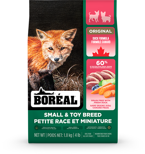 Boreal Orginal Grain Free Duck Small and Toy Breed Dry Dog Food