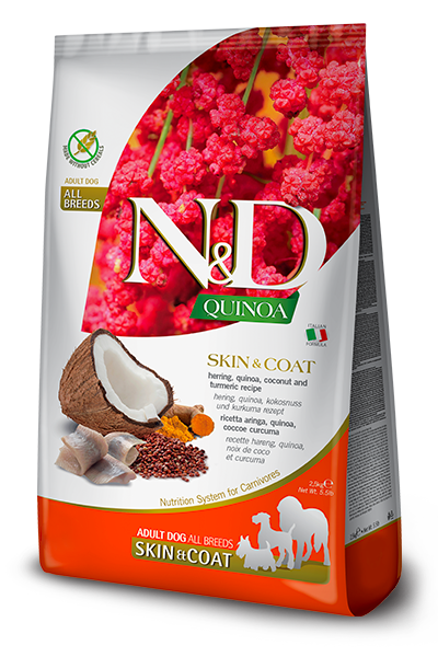 Farmina N&D Quinoa Skin & Coat Herring & Coconut Dog Dry Food