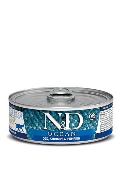 Farmina N&D Ocean Cod, Shrimp & Pumpkin Cat Wet Food