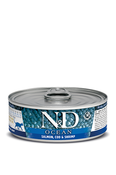 Farmina N&D Ocean Salmon, Cod & Shrimp Cat Wet Food