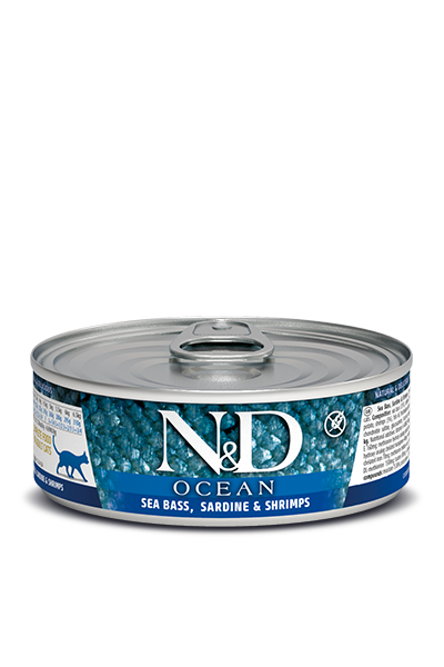 Farmina N&D Ocean Sea Bass, Sardine & Shrimp Cat Wet Food