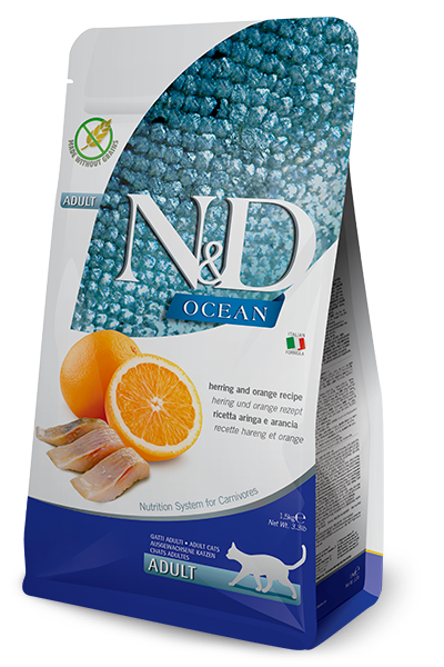Farmina N&D Ocean Herring & Orange Cat Dry Food