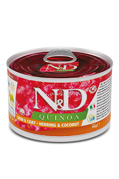 Farmina N&D Quinoa Skin & Coat Herring & Coconut Dog Wet Food