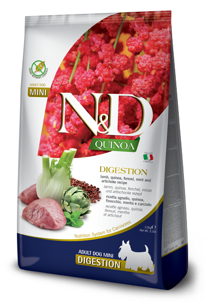 Farmina N&D Quinoa Digestion Lamb Mini Dog Dry Food