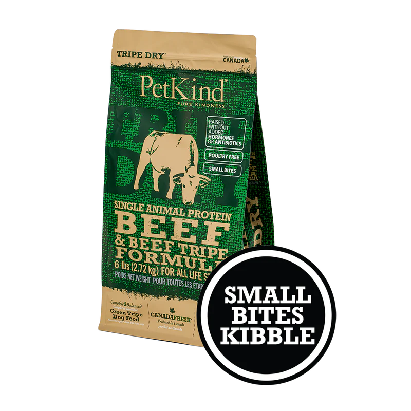 PetKind SAP Beef Tripe Formula Antibiotic Free Dry Dog Food