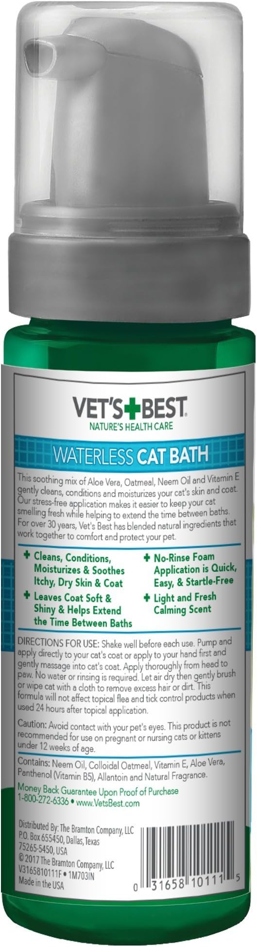 Vet's Best Waterless Cat Bath