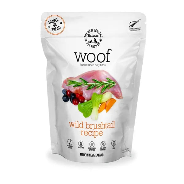 NZPF Woof Wild Brushtail Freeze Dried Dog Food