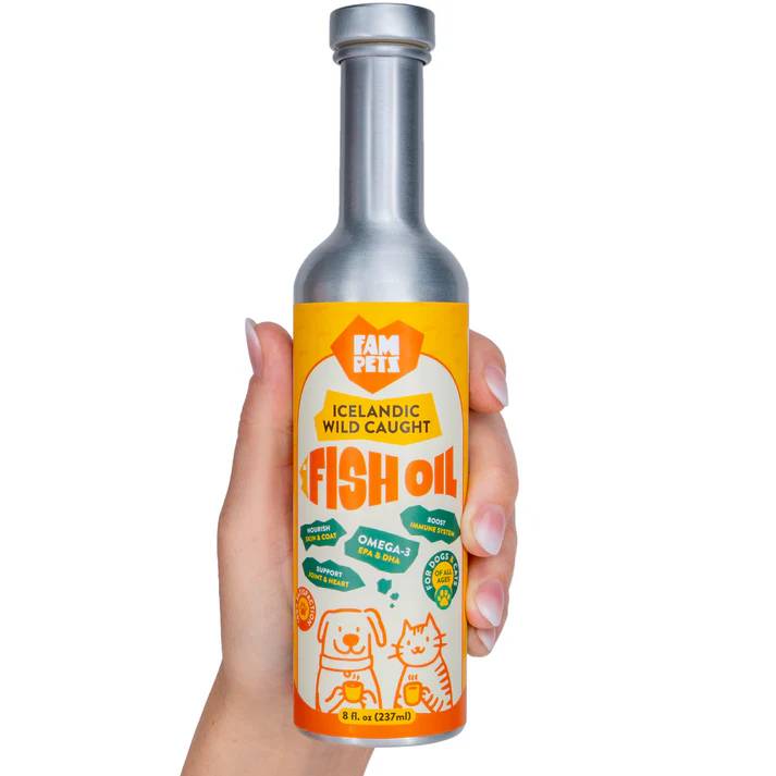 FAM Pet Wild-Caught Icelandic Fish Oil For Dogs And Cats