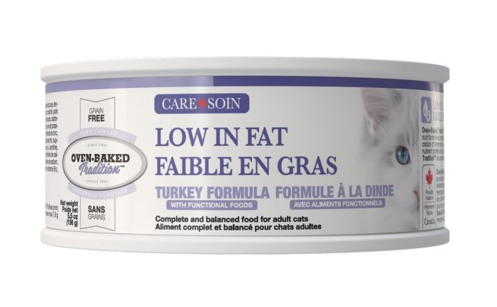 Oven-Baked Tradition Low In Fat Grain-Free Turkey Pâté Cat Wet Food