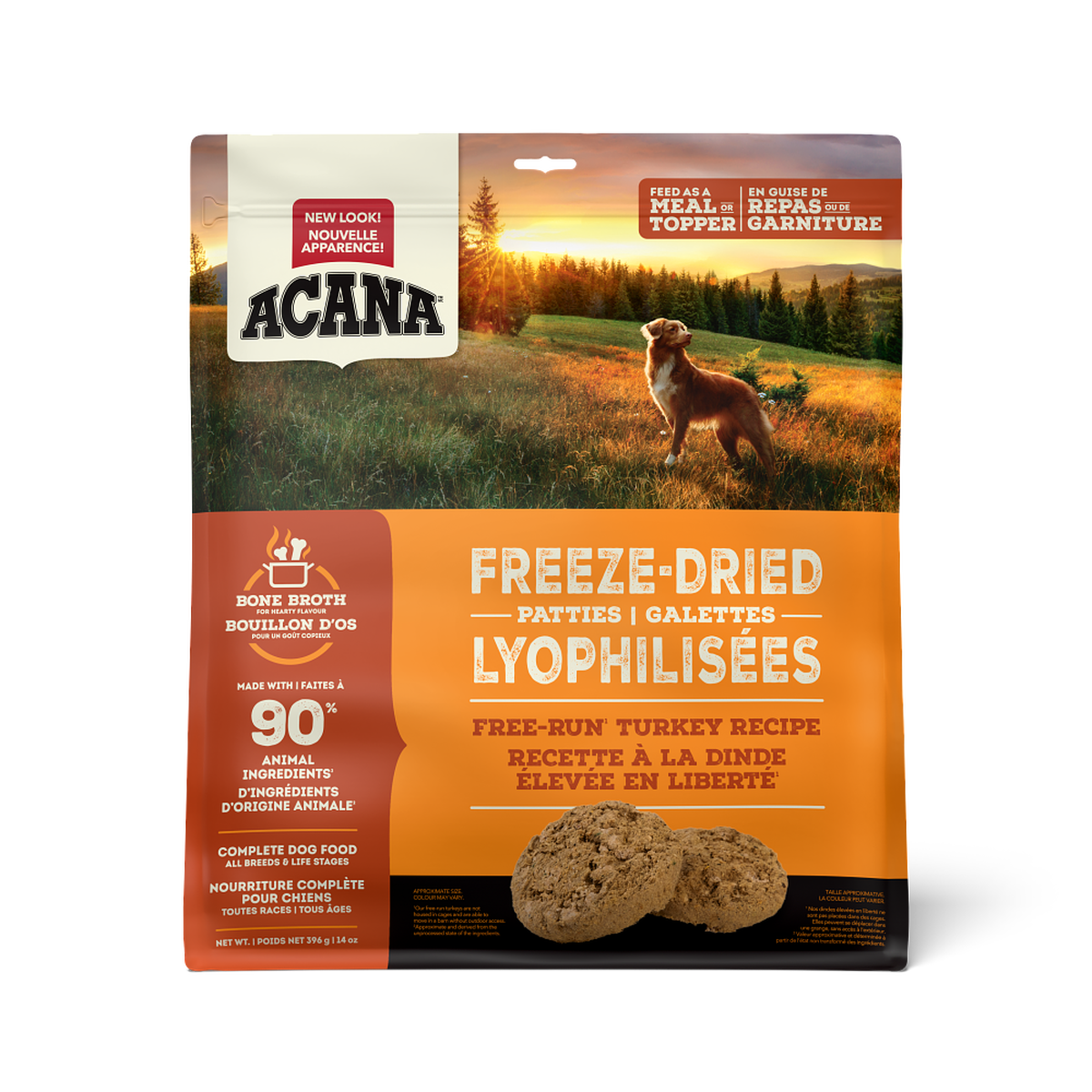 ACANA Free-Run Turkey Recipe Freeze-Dried Patties Dog Food