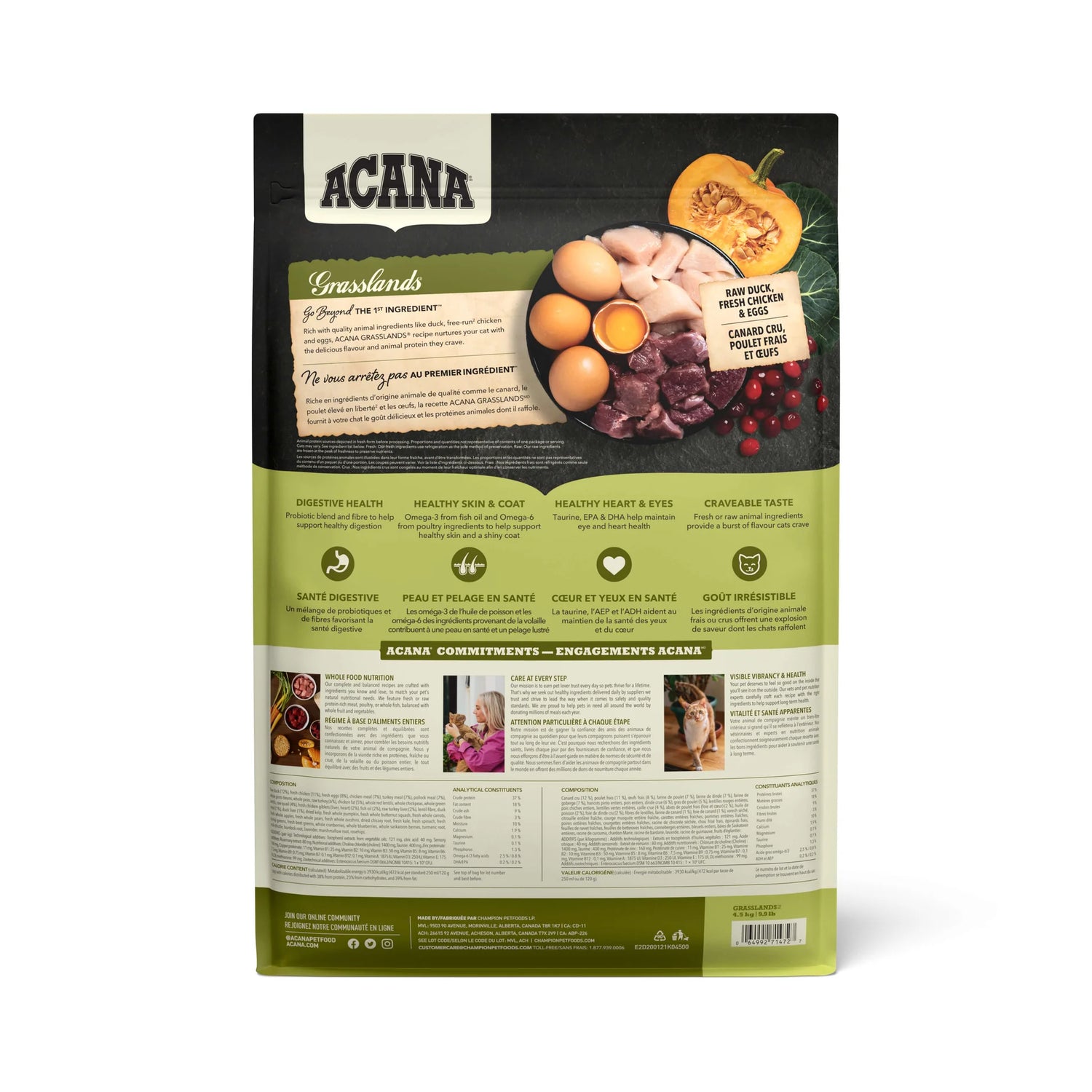 ACANA Highest Protein Grasslands Cat Dry Food