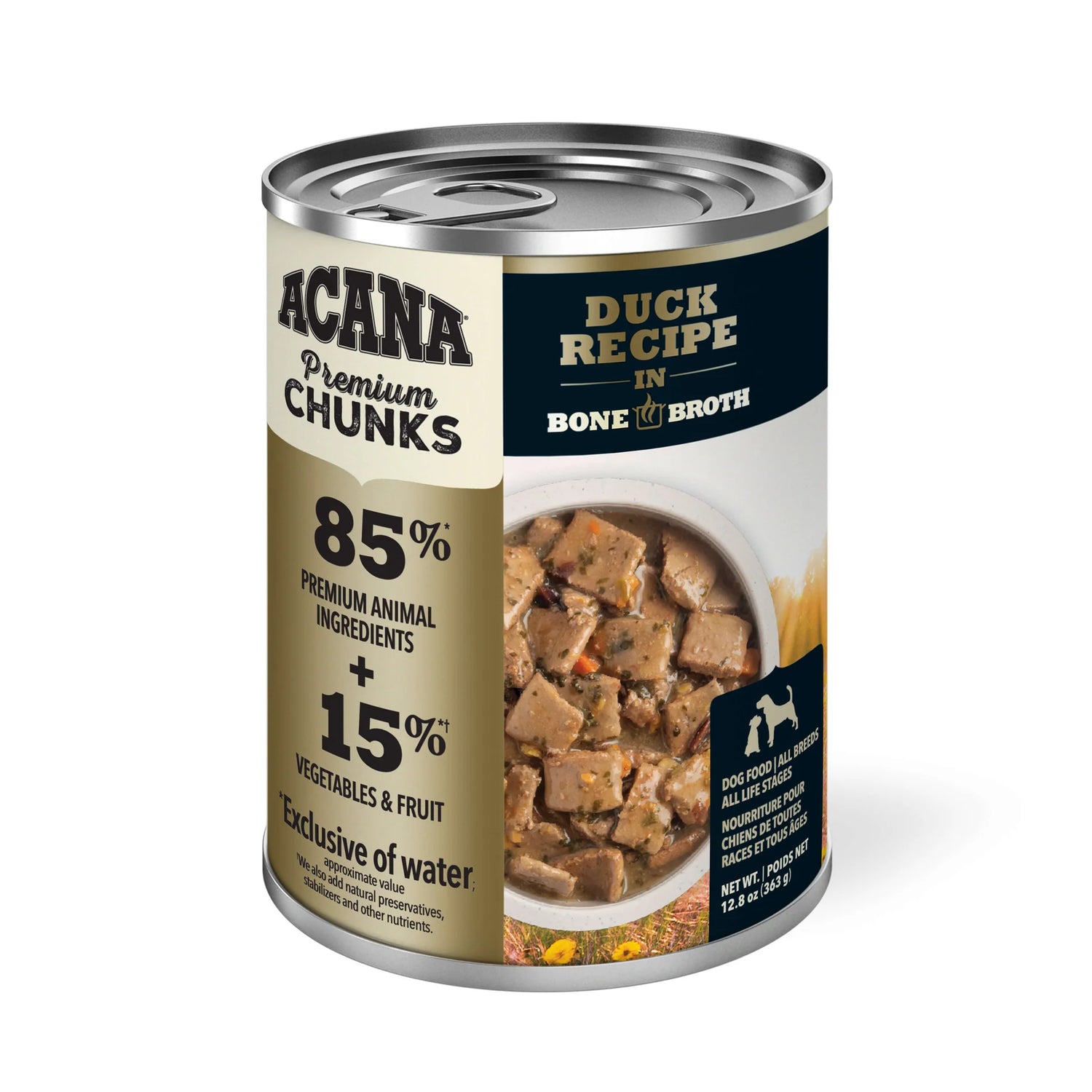 ACANA Premium Chunks Duck Recipe in Bone Broth Dog Wet Food