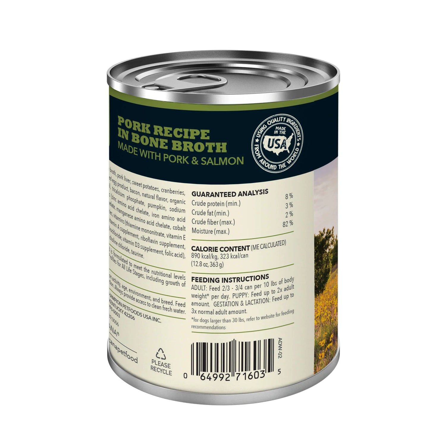 ACANA Premium Chunks Pork Recipe in Bone Broth Dog Wet Food