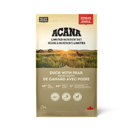 ACANA Singles Duck + Pear Recipe Dog Dry Food