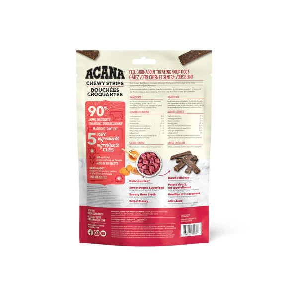 ACANA Chewy Strips Hip & Joint Support Beef Recipe Dog Treats