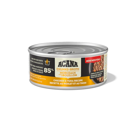 ACANA Chunks in Broth Chicken + Tuna Recipe Cat Wet Food
