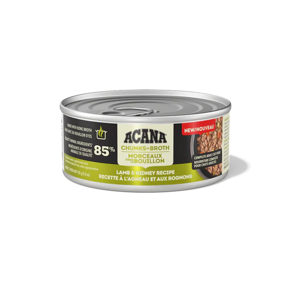 ACANA Chunks in Broth Lamb + Kidney Recipe Cat Wet Food