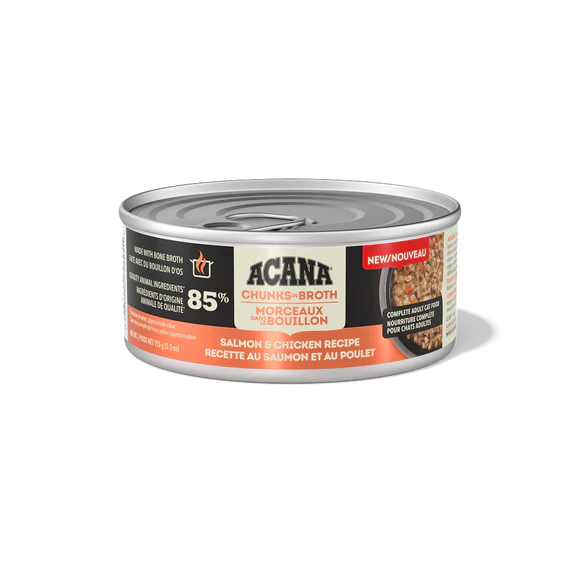 ACANA Chunks in Broth Salmon + Chicken Recipe Cat Wet Food