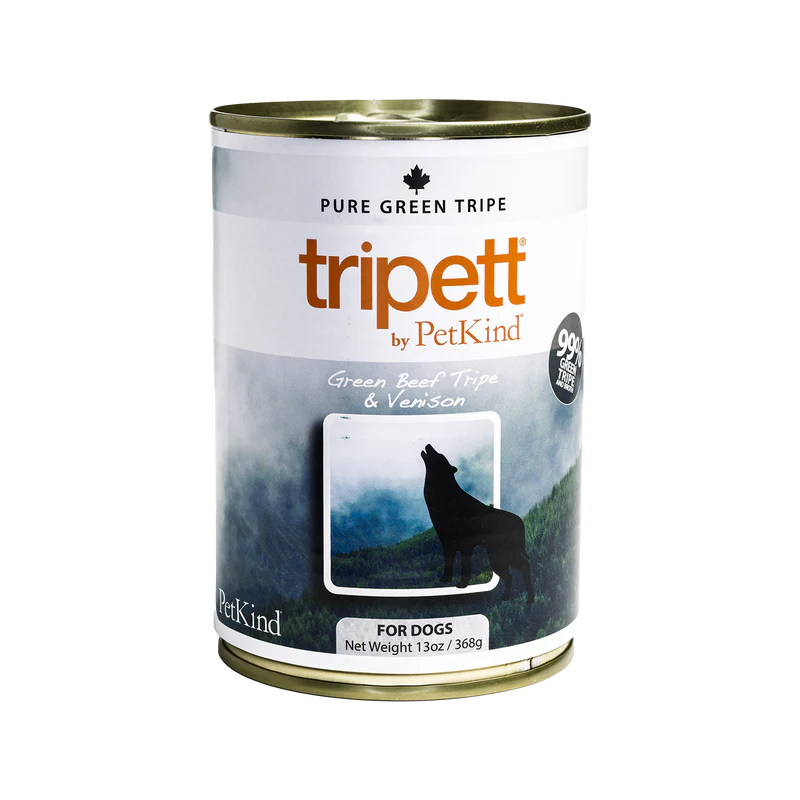 Tripett Green Beef Tripe Venison Formula Dog Wet Food