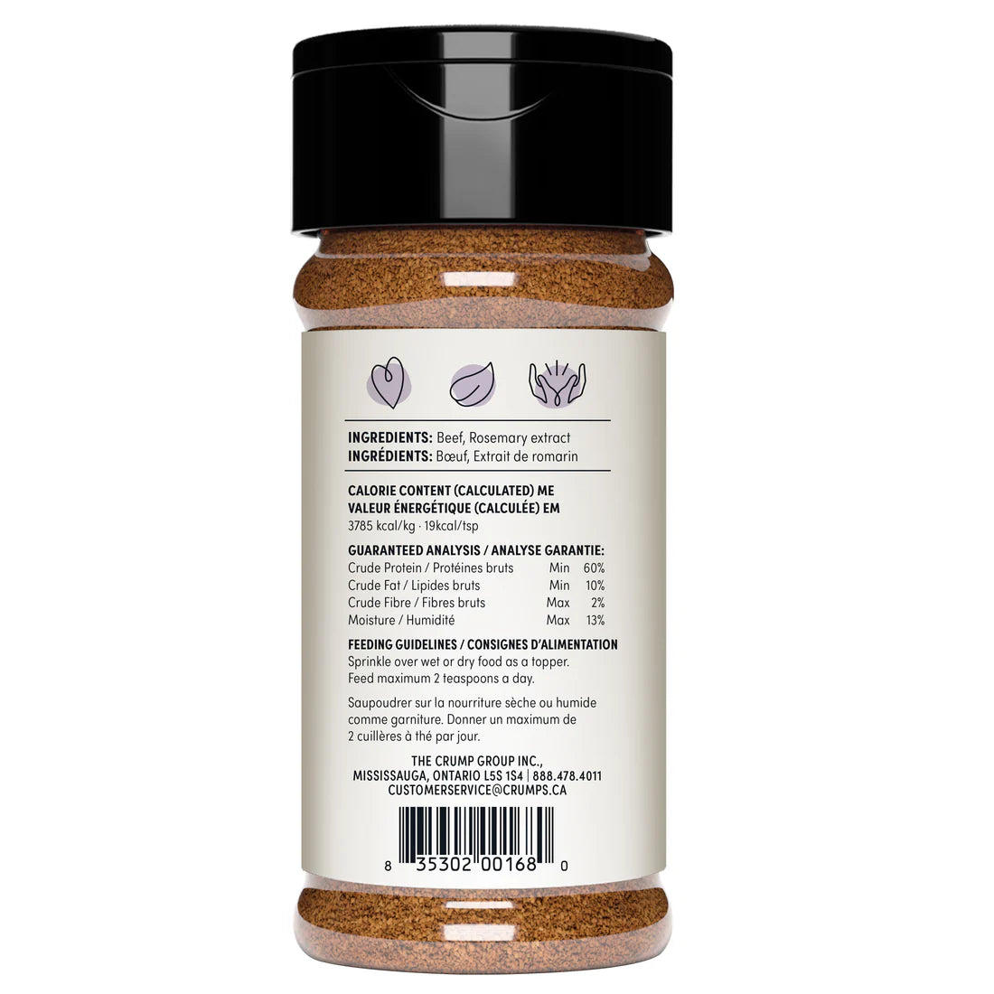 Crumps Sprinkles Beef Liver Dog Meal Topper