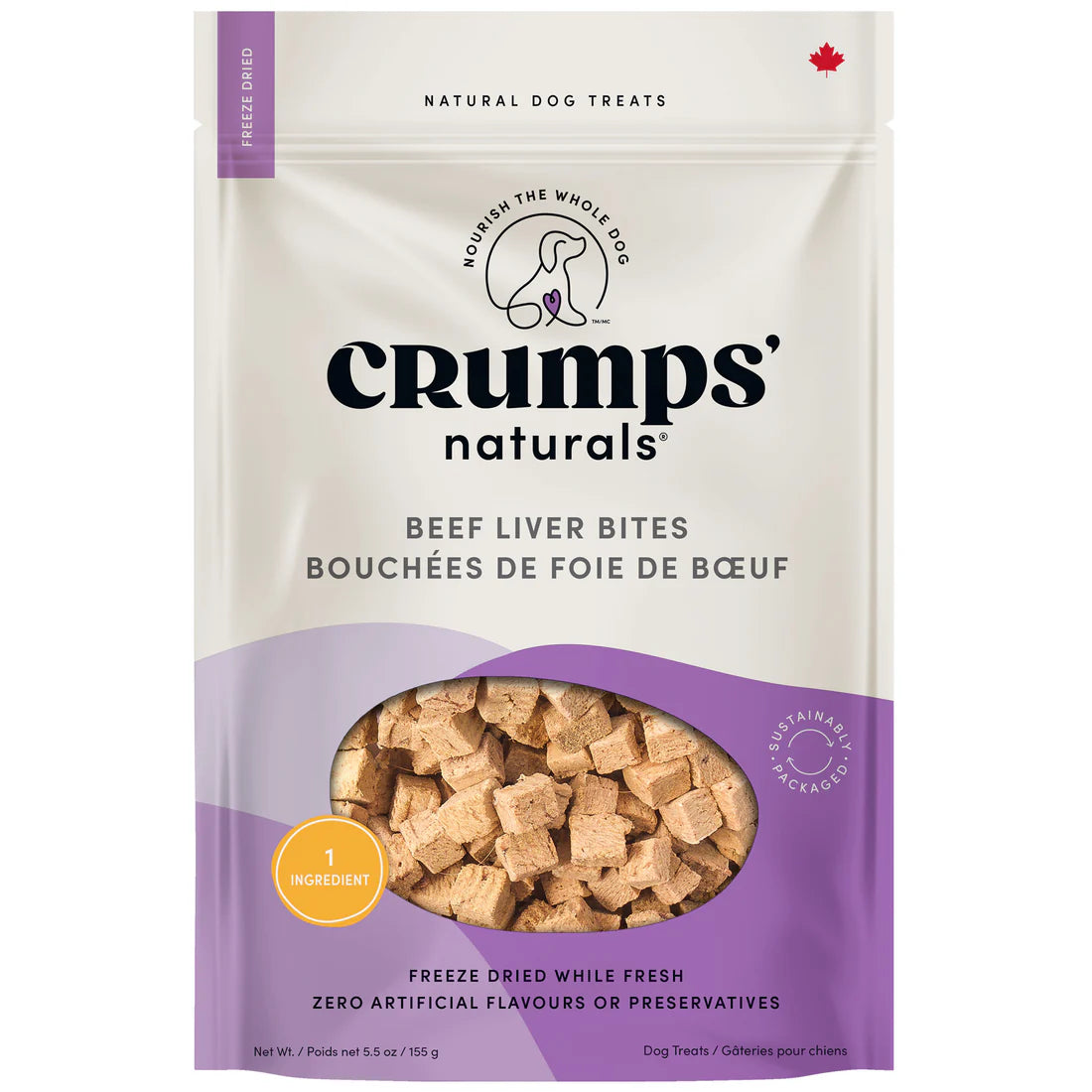Crumps Beef Liver Bites Dog