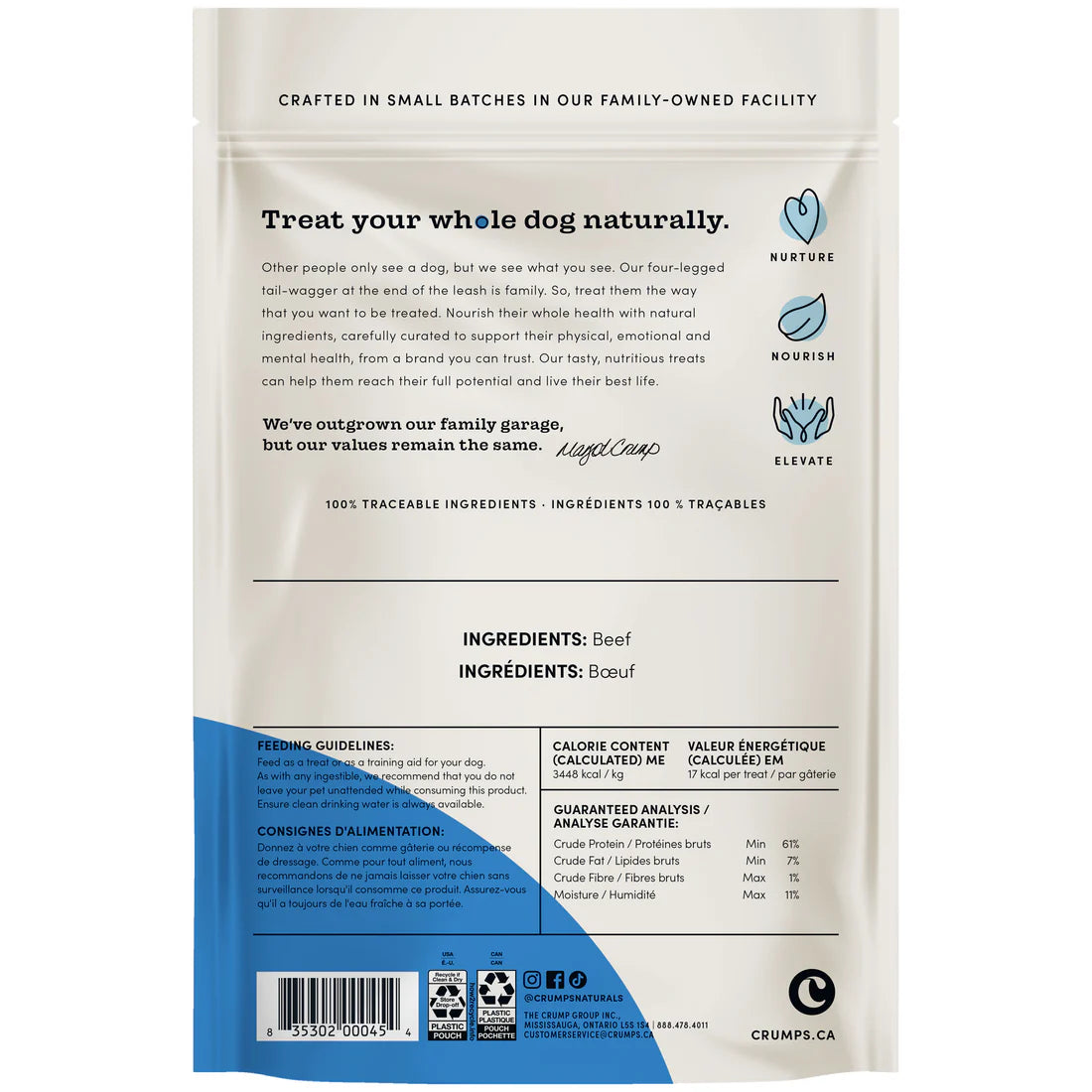 Crumps Beef Tendersticks Dog