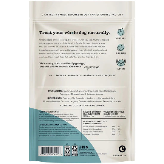 Crumps Mini Trainers Duck Semi Moist Dog