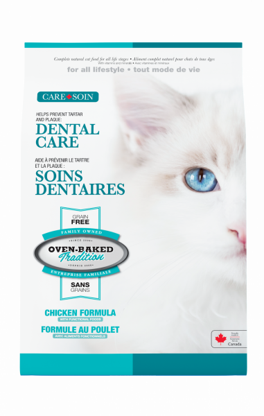 Oven-Baked Tradition Dental Care All Life Style Grain Free Chicken Cat Dry Food