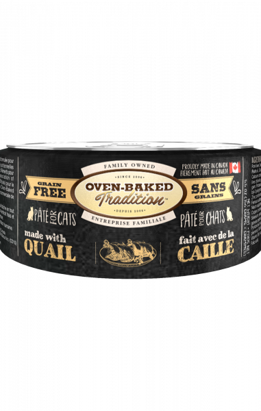 Oven-Baked Tradition Grain Free Quail Pate Cat Wet Food