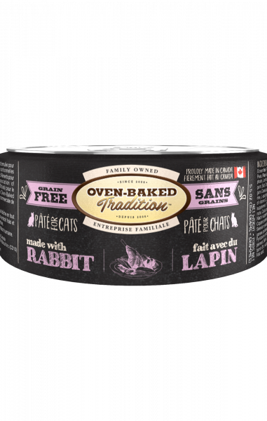 Oven-Baked Tradition Grain Free Rabbit Pate Cat Wet Food