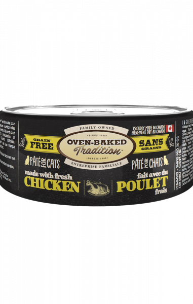 Oven-Baked Tradition Grain Free Chicken Pate Cat Wet Food