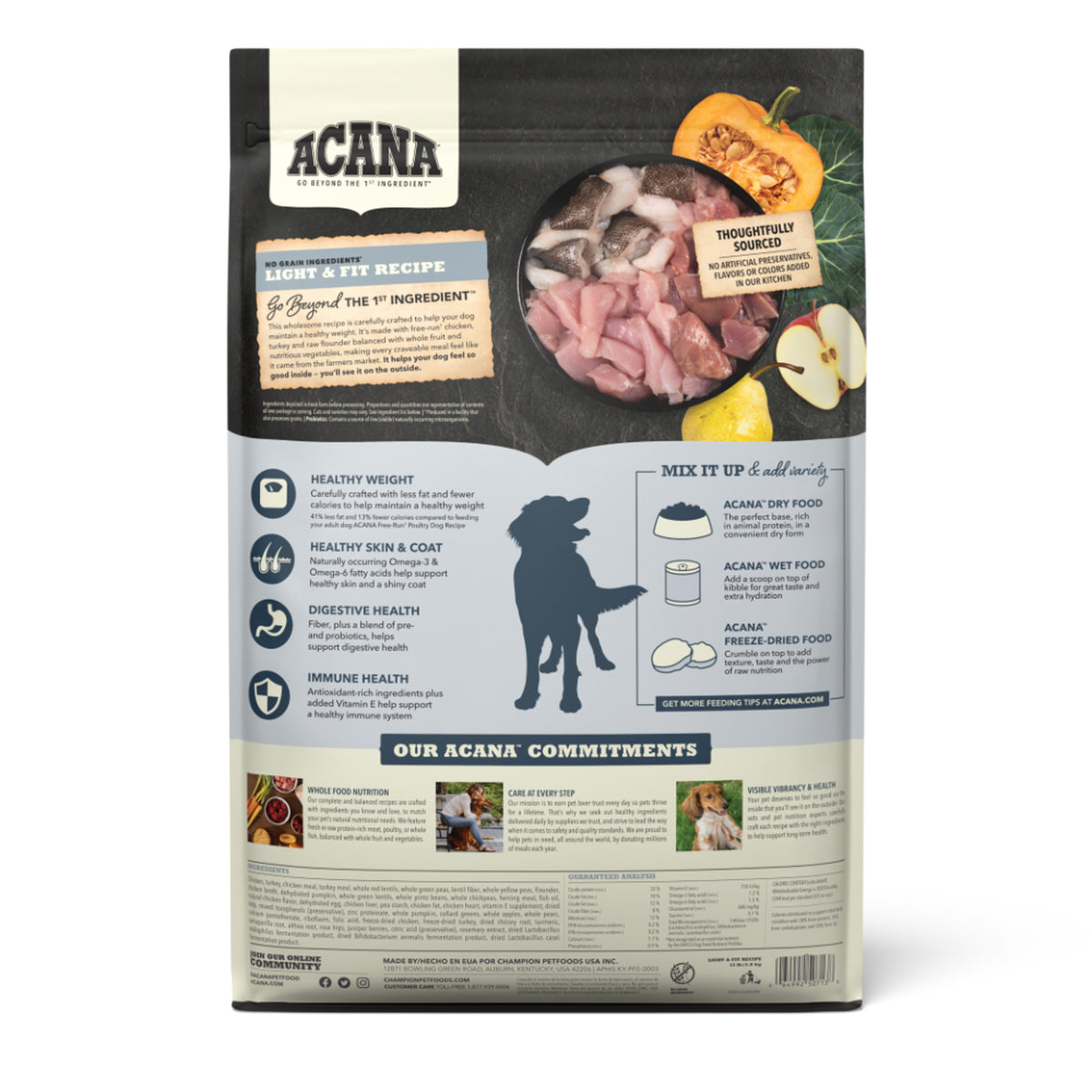 ACANA Light + Fit Recipe Dog Dry Food